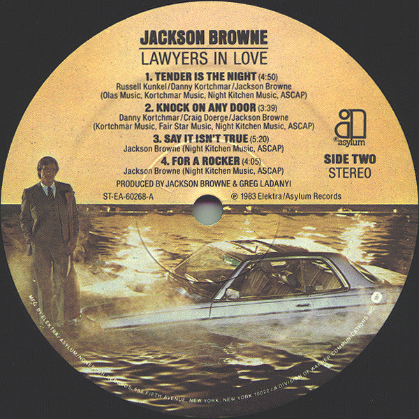 Browne, Jackson - Lawyers In Love (Vinyl, VG+) (Vinyl LP)