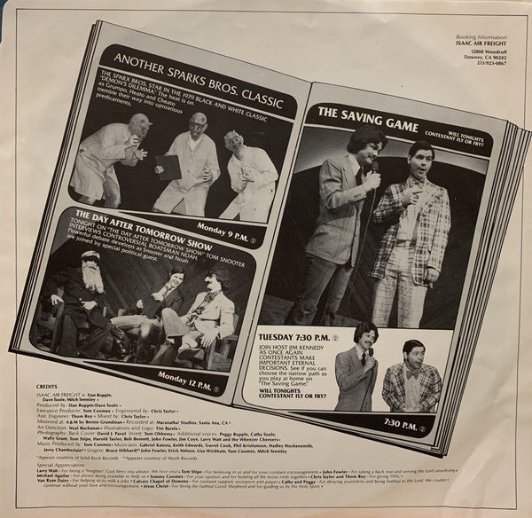 Isaac Air Freight - In The Air On The Air (VG+) (Vinyl LP)