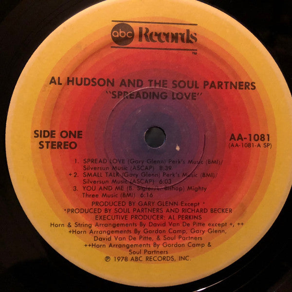 Hudson, Al & The Partners - Spreading Love (VG) (Vinyl LP)