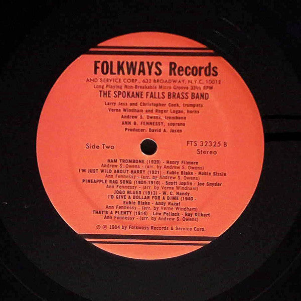 Spokane Falls Brass Band, Ann B. Fennessy - Self-Titled (VG) (Vinyl LP)