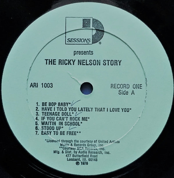 Nelson, Ricky  - The Ricky Nelson Story (VG+) (Vinyl LP)