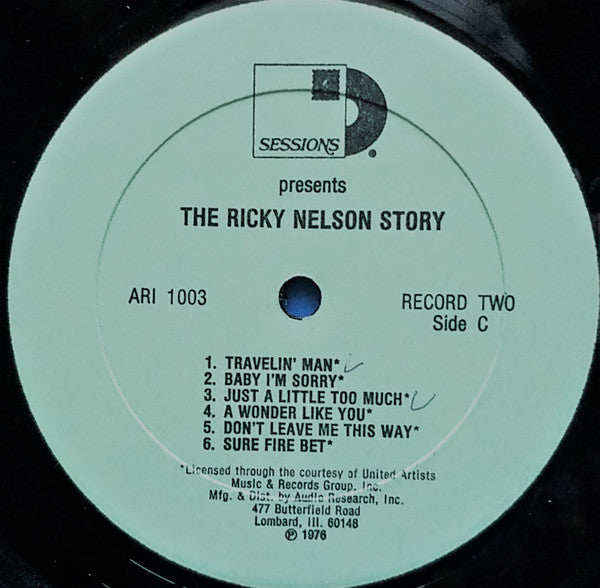 Nelson, Ricky  - The Ricky Nelson Story (VG+) (Vinyl LP)