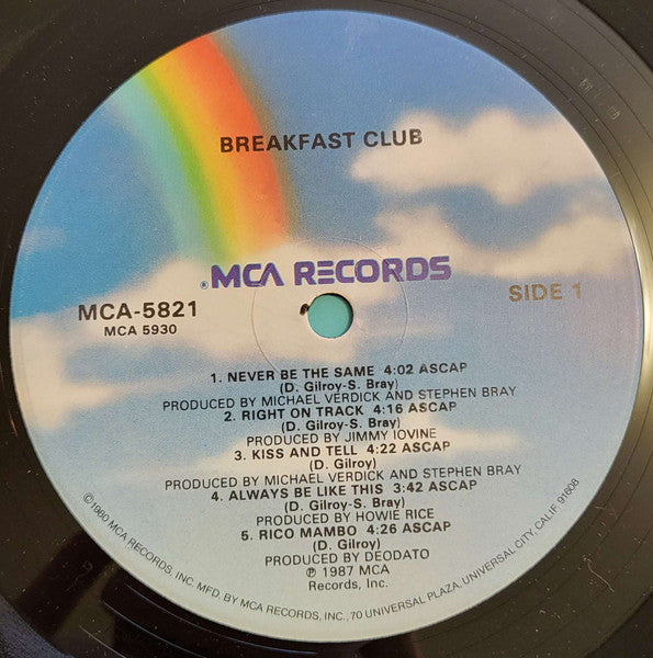 Breakfast Club - Breakfast Club (Vinyl, VG) (Vinyl LP)
