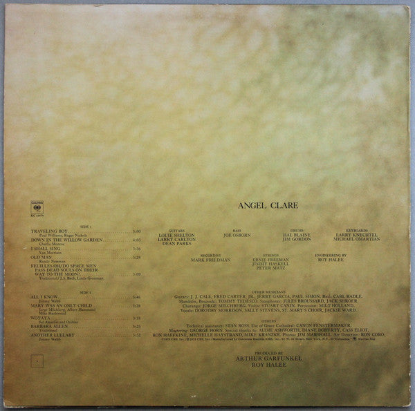 Garfunkel, Art - Angel Clare (Vinyl, VG+) (Vinyl LP)