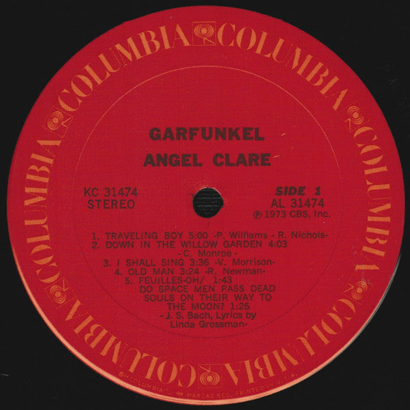 Garfunkel, Art - Angel Clare (Vinyl, VG+) (Vinyl LP)
