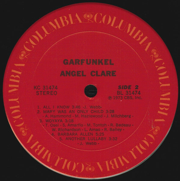 Garfunkel, Art - Angel Clare (Vinyl, VG+) (Vinyl LP)