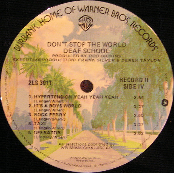 Deaf School - 2nd Honeymoon / Don't Stop The World (VG+) (Vinyl LP)