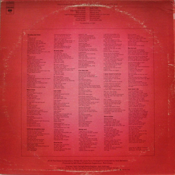 Nyro, Laura - The First Songs (Vinyl, G+) (Vinyl LP)