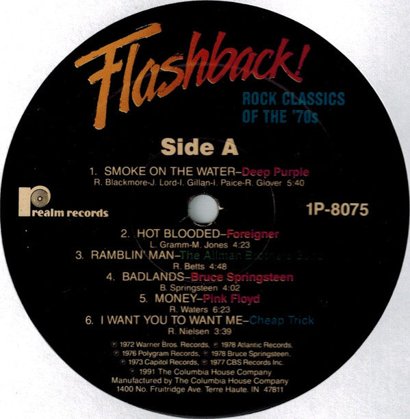 Various - Flashback Rock Classics Of The 70's (Vinyl, M) (Vinyl LP)