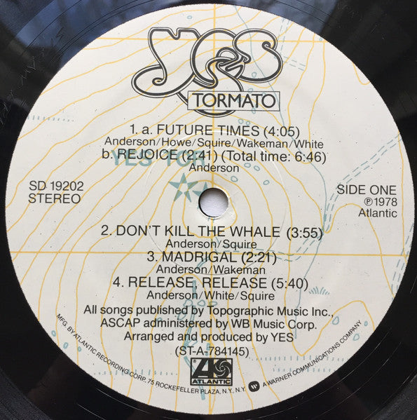 Yes - Tormato (VG) (Vinyl LP)