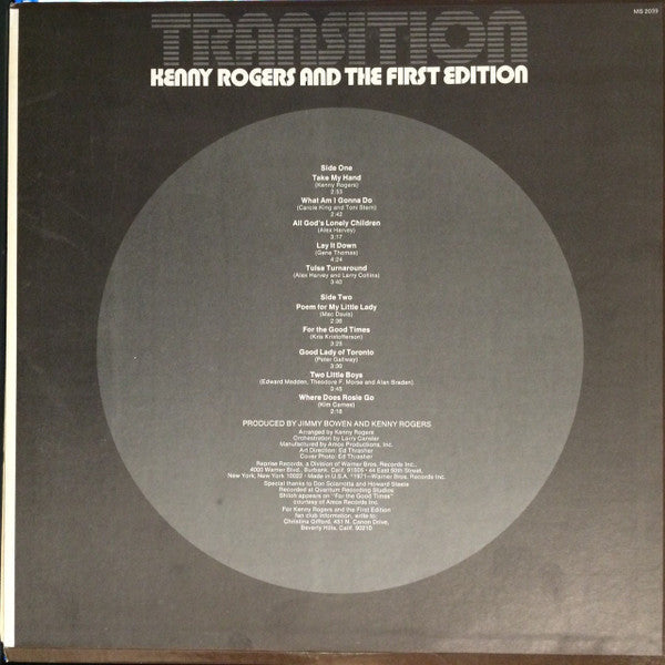 Rogers, Kenny And The First Edition - Transition (Vinyl, VG) (Vinyl LP)