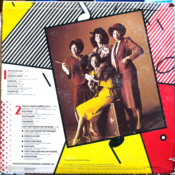 Pointer Sisters - Retrospect (M) (Vinyl LP)