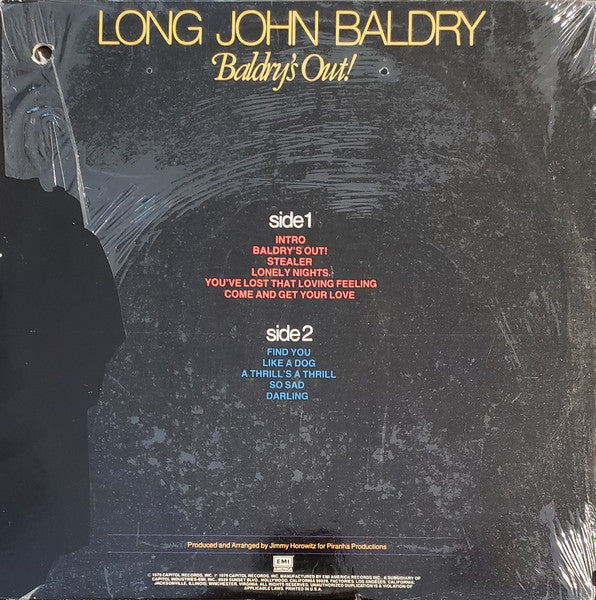 Baldry, Long John - Baldry's Out! (VG+) (Vinyl LP)