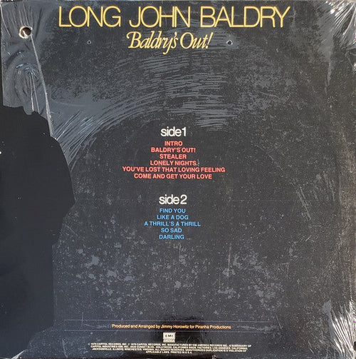 Baldry, Long John - Baldry's Out! (VG+) (Vinyl LP)