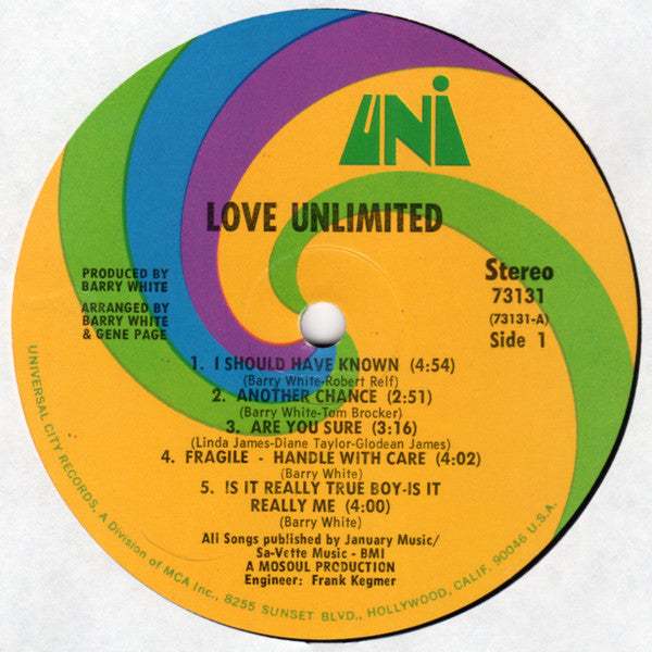 Love Unlimited - From A Girl's Point Of View We Give To You... Love Unlimited (VG) (Vinyl LP)