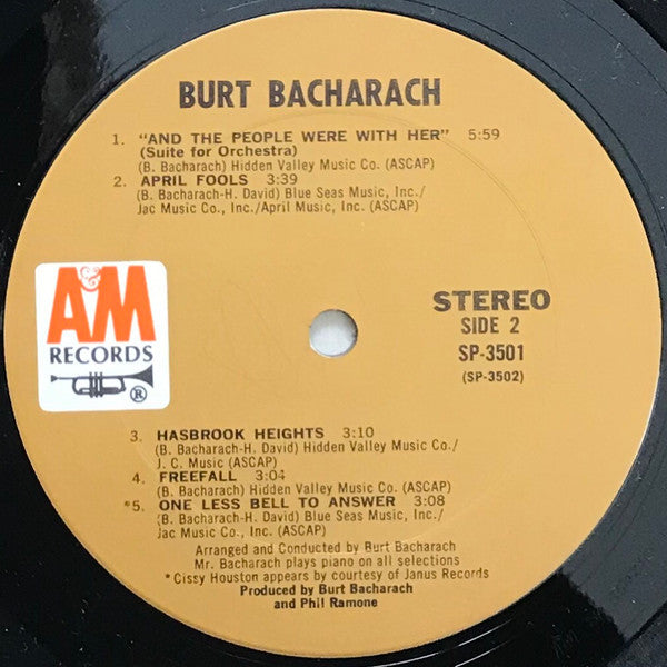 Bacharach, Burt - Burt Bacharach (VG+) (Vinyl LP)