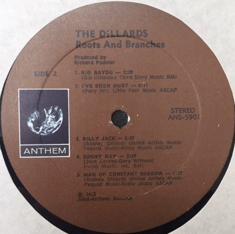 Dillards - Roots And Branches (VG) (Vinyl LP)