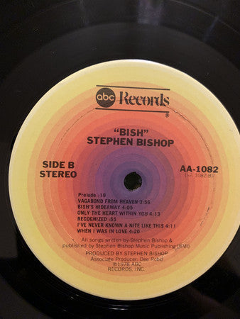 Bishop, Stephen - Bish (Vinyl, VG+) (Vinyl LP)