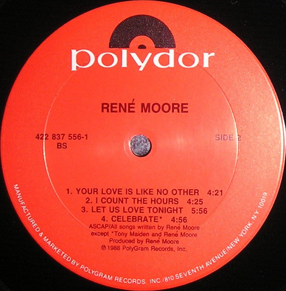 Moore, Rene - Destination Love (VG+) (Vinyl LP)
