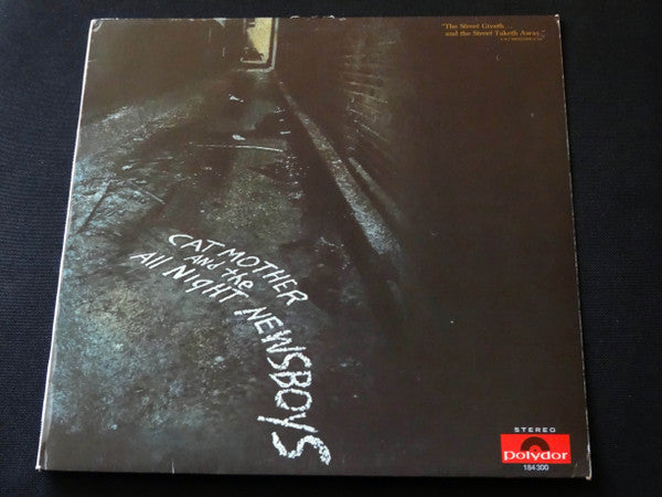 Cat Mother And The All-Night Newsboys - "The Street Giveth...And The Street Taketh Away." Cat Mother 3:14 (VG+) (Vinyl LP)