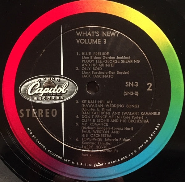 Various - What's New? Vol. 3 (VG+) (Vinyl LP)