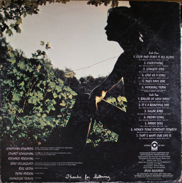 Edwards, Johnathan  - Honky-Tonk Stardust Cowboy (VG) (Vinyl LP)