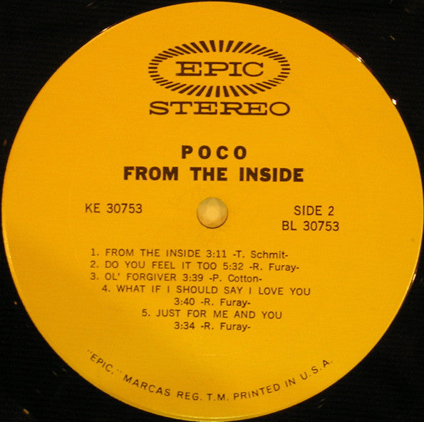 Poco - From The Inside (VG+) (Vinyl LP)