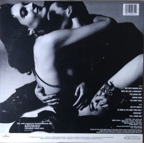 Scorpions - Love At First Sting (Vinyl, NM or M-) (Vinyl LP)