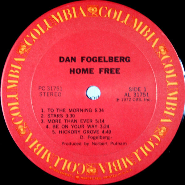 Fogelberg, Dan - Home Free (VG) (Vinyl LP)