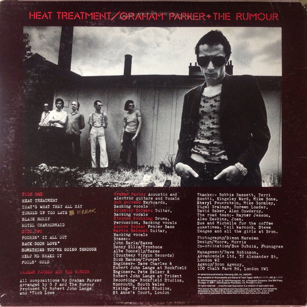Parker, Graham And The Rumour - Heat Treatment (VG) (Vinyl LP)