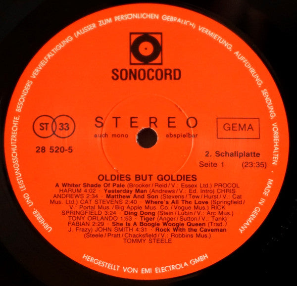 Various - Oldies But Goldies (VG+) (Vinyl LP)