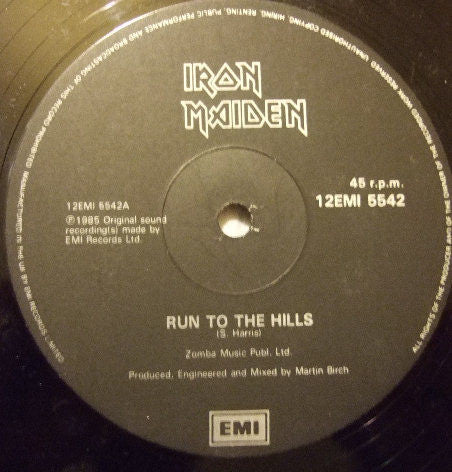 Iron Maiden - Run To The Hills (Live) (Vinyl, M) (Vinyl LP)
