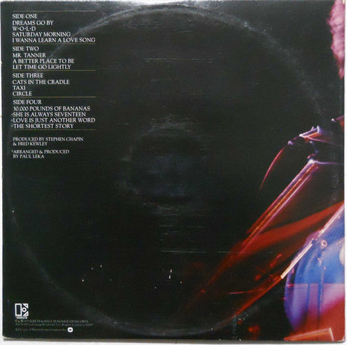 Chapin, Harry - Greatest Stories - Live (Vinyl, VG+) (Vinyl LP)