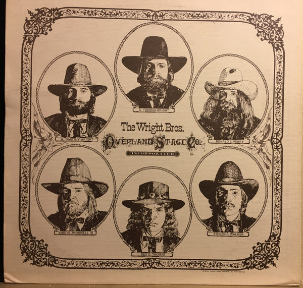 Wright Brothers Overland Stage Company - Cornfield Cowboys (VG) (Vinyl LP)