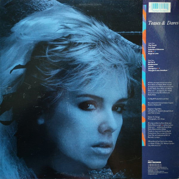 Wilde, Kim - Teases & Dares (VG+) (Vinyl LP)