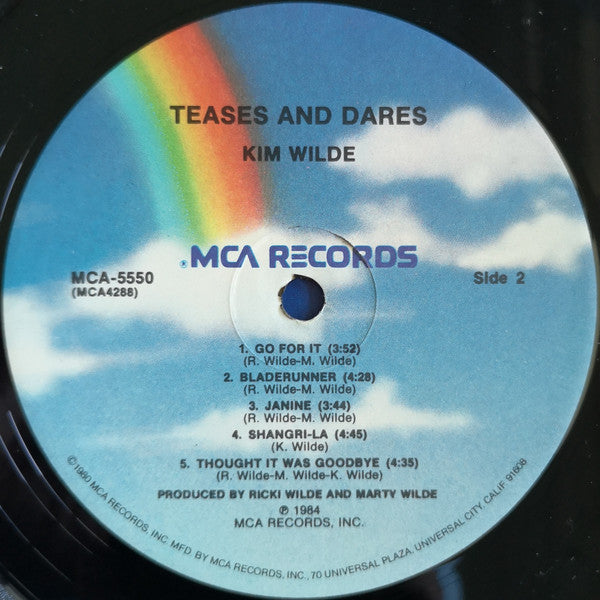 Wilde, Kim - Teases & Dares (VG+) (Vinyl LP)