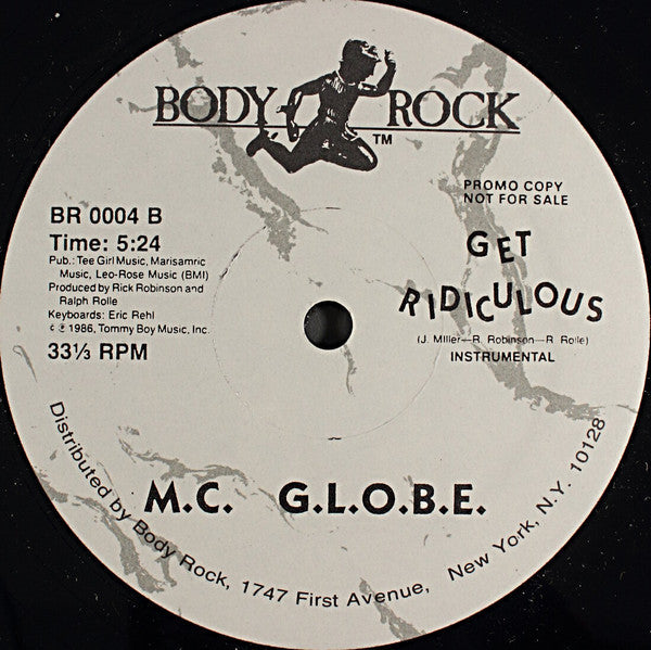 M.C. G.L.O.B.E. - Get Ridiculous (VG) (Vinyl LP)
