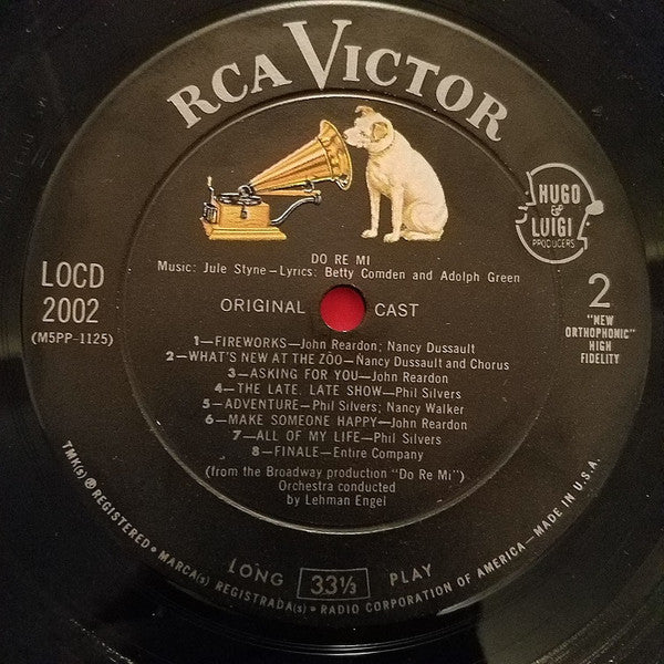 Do Re Mi (Original Broadway Cast)- Silvers, Phil with Nancy Walker, John Reardon , Nancy Dussault, Do Re Mi Chorus (Vinyl, VG) (Vinyl LP)