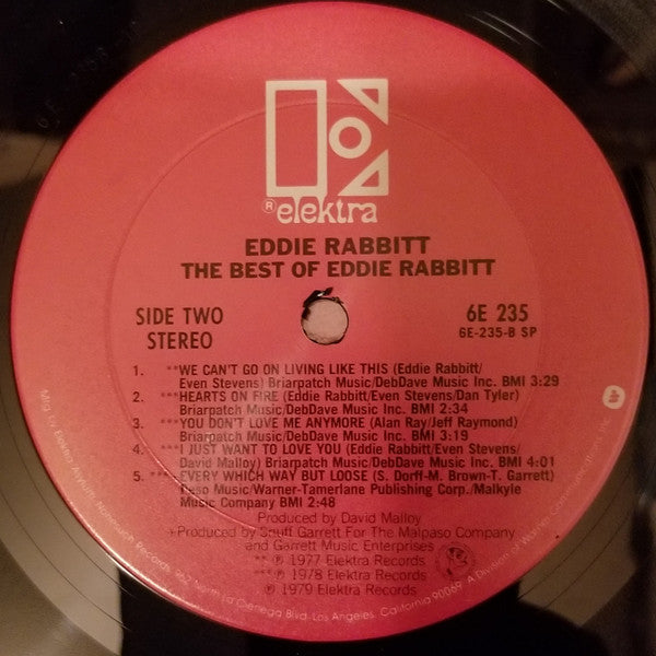 Rabbitt, Eddie - The Best Of Eddie Rabbitt (Vinyl, VG+) (Vinyl LP)