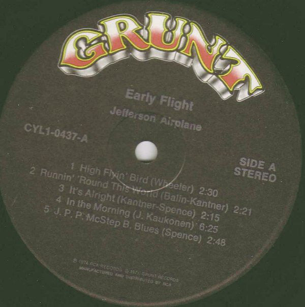 Jefferson Airplane - Early Flight (VG+) (Vinyl LP)