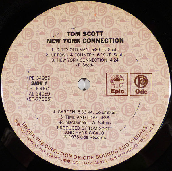 Scott, Tom - New York Connection (Vinyl, VG+) (Vinyl LP)