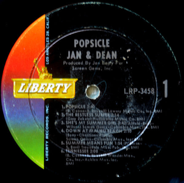 Jan & Dean - Popsicle (Vinyl, VG) (Vinyl LP)