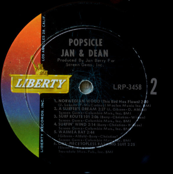 Jan & Dean - Popsicle (Vinyl, VG) (Vinyl LP)