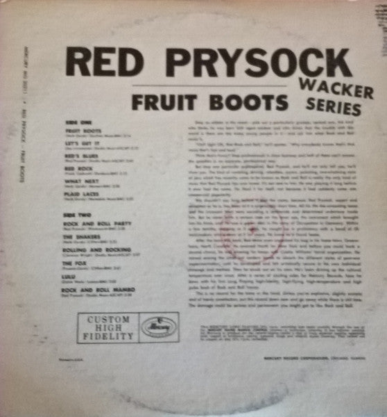 Prysock, Red And His Orchestra - Fruit Boots (Vinyl, VG) (Vinyl LP)