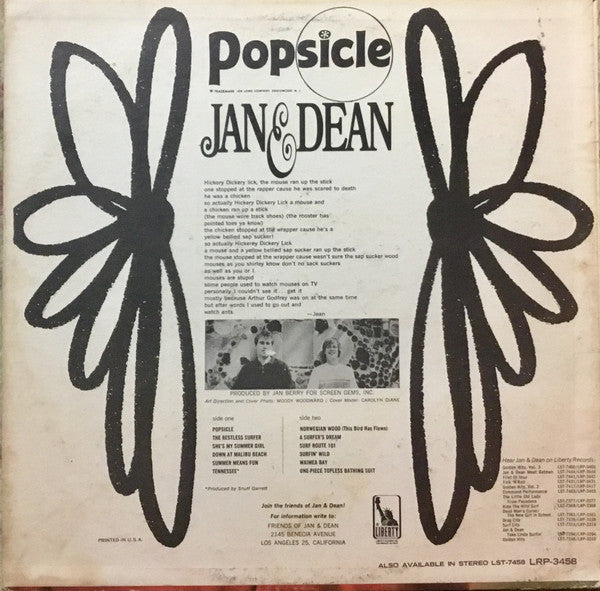 Jan & Dean - Popsicle (Vinyl, VG+) (Vinyl LP)