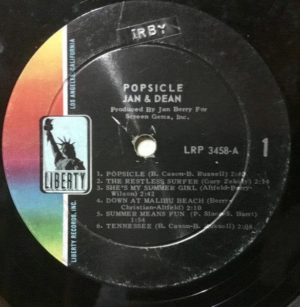 Jan & Dean - Popsicle (Vinyl, VG+) (Vinyl LP)