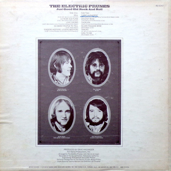 Electric Prunes - Just Good Old Rock And Roll (VG) (Vinyl LP)