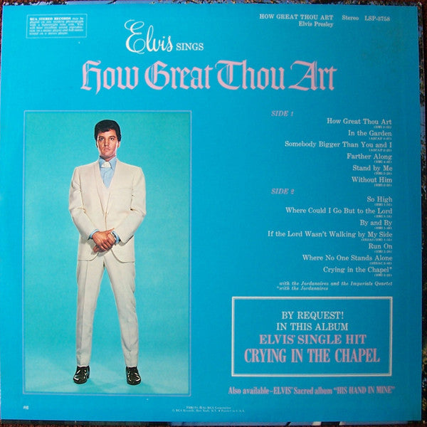 Elvis - How Great Thou Art (Vinyl, VG) (Vinyl LP)
