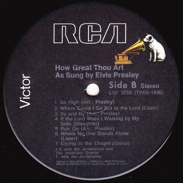 Elvis - How Great Thou Art (Vinyl, VG) (Vinyl LP)