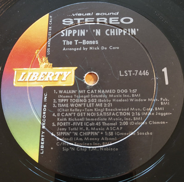 T-Bones - Sippin' 'N Chippin' (VG) (Vinyl LP)